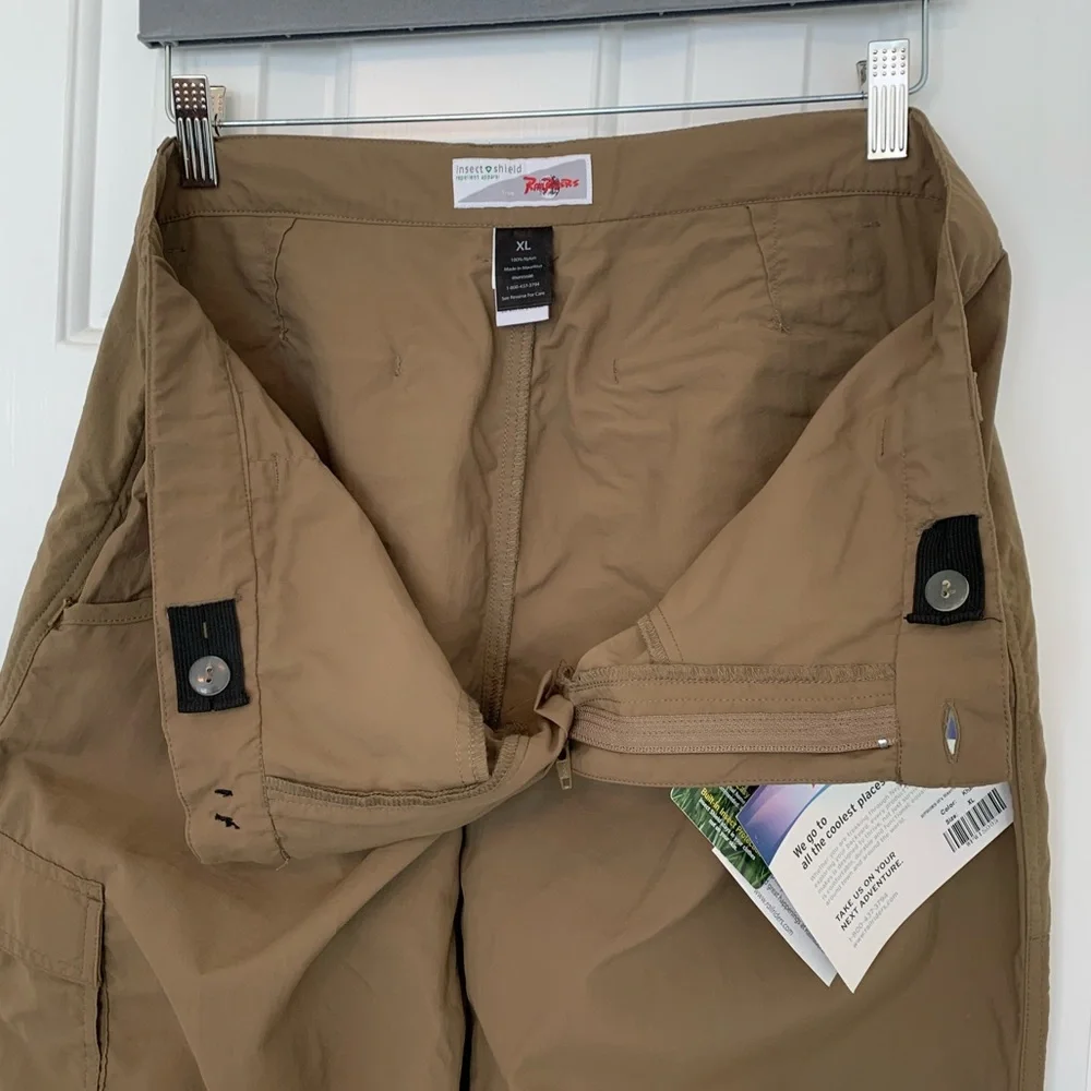 NWT!!  RAIL RIDERS Weatherpants with Insect Shield!  SZ XL - Picture 4 of 9